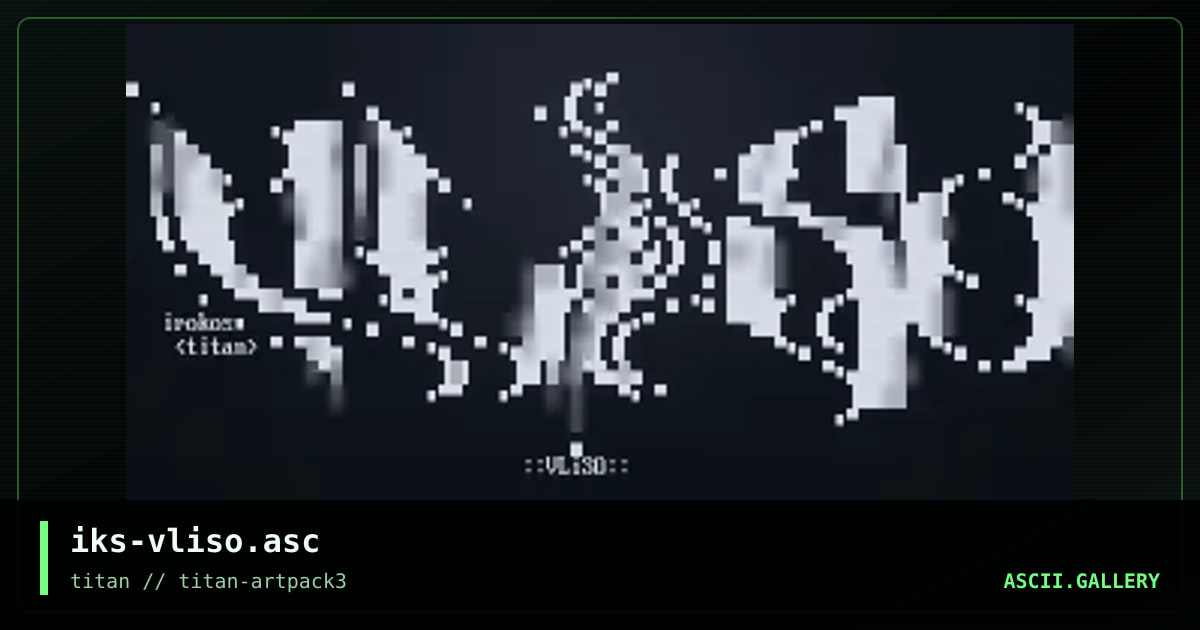 iks-vliso.asc, by iks, 2017