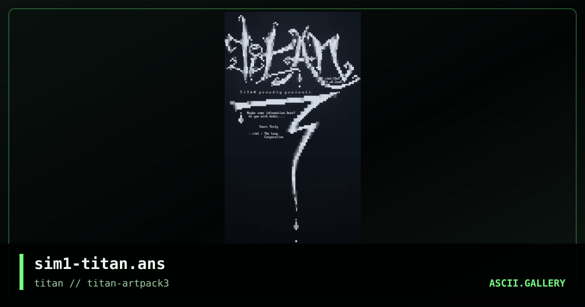 sim1-titan.ans, by sim1, 2017