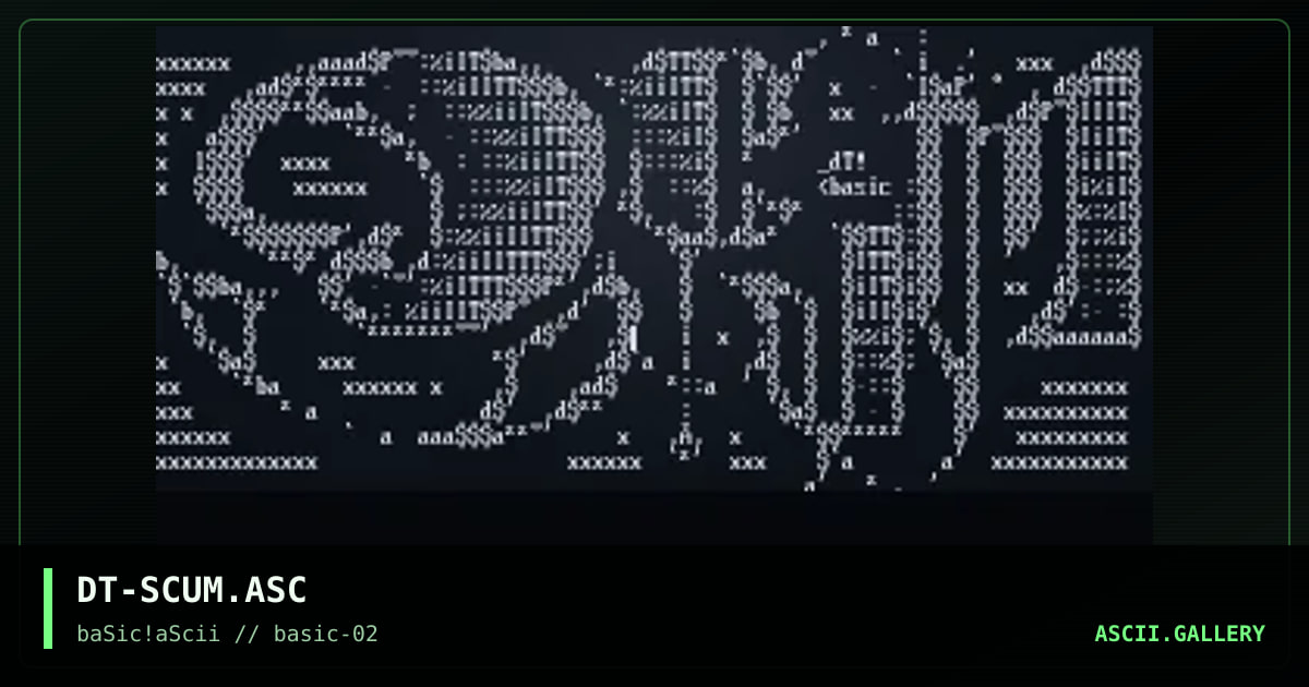 scum, by defiant, 1996
