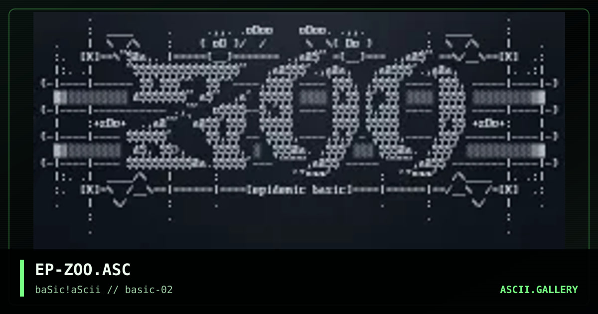 zOo, by epidemic, 1996
