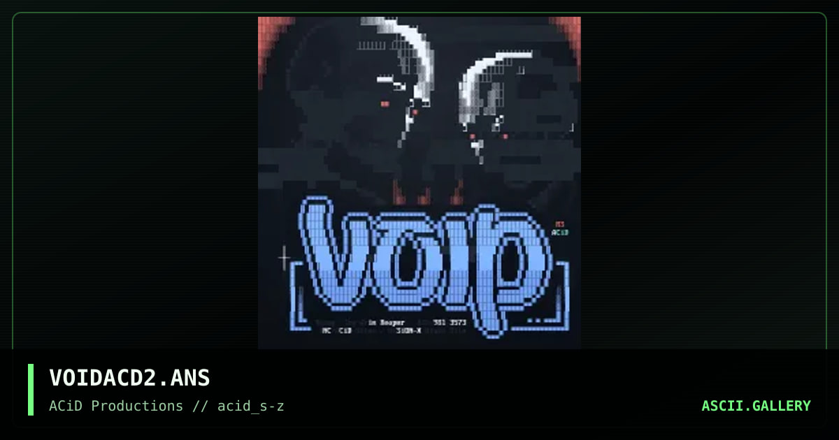 VOIDACD2.ANS, by black spyrit, 1990
