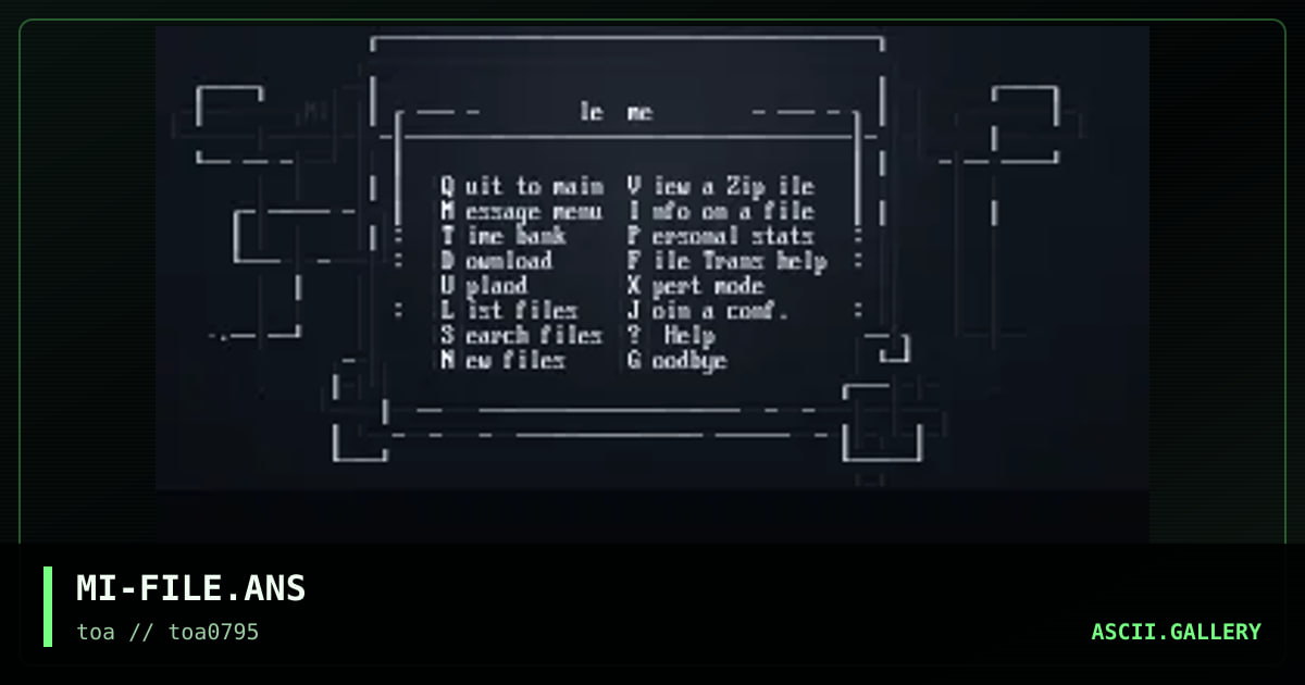 MI-FILE.ANS, by mirabilia, 1995