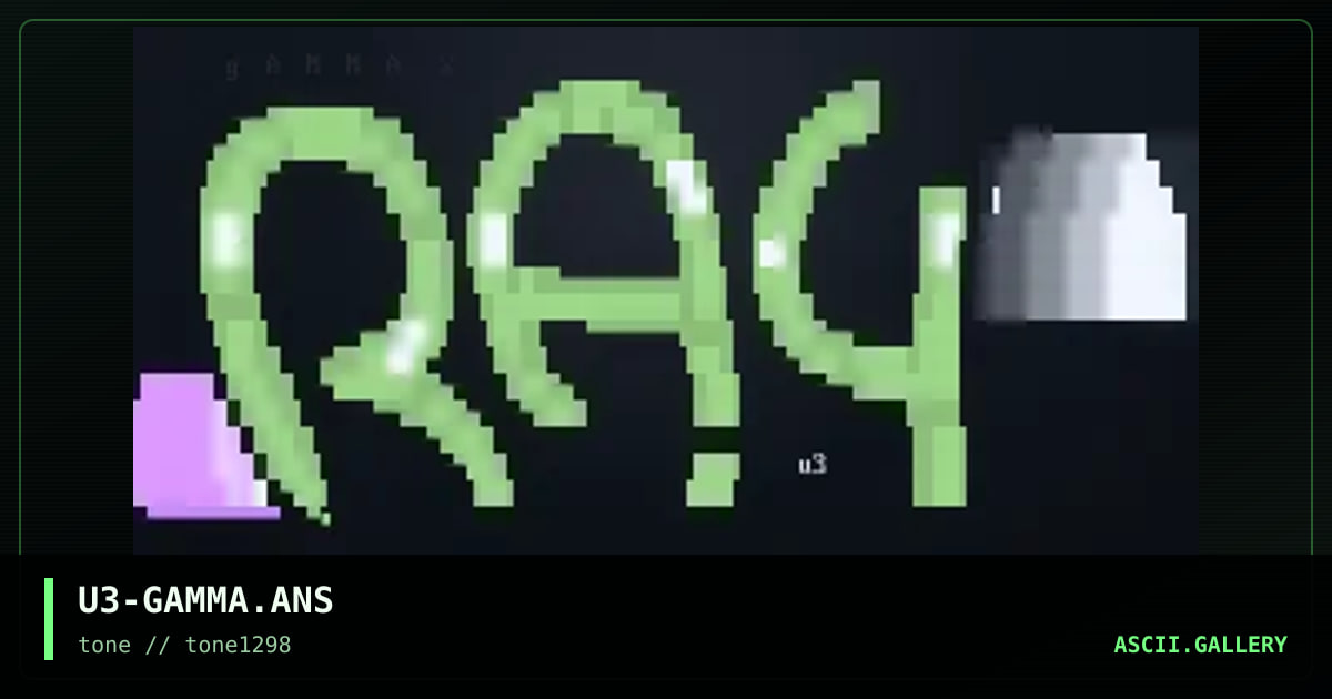 U3-GAMMA.ANS, by unseen fate, 1998