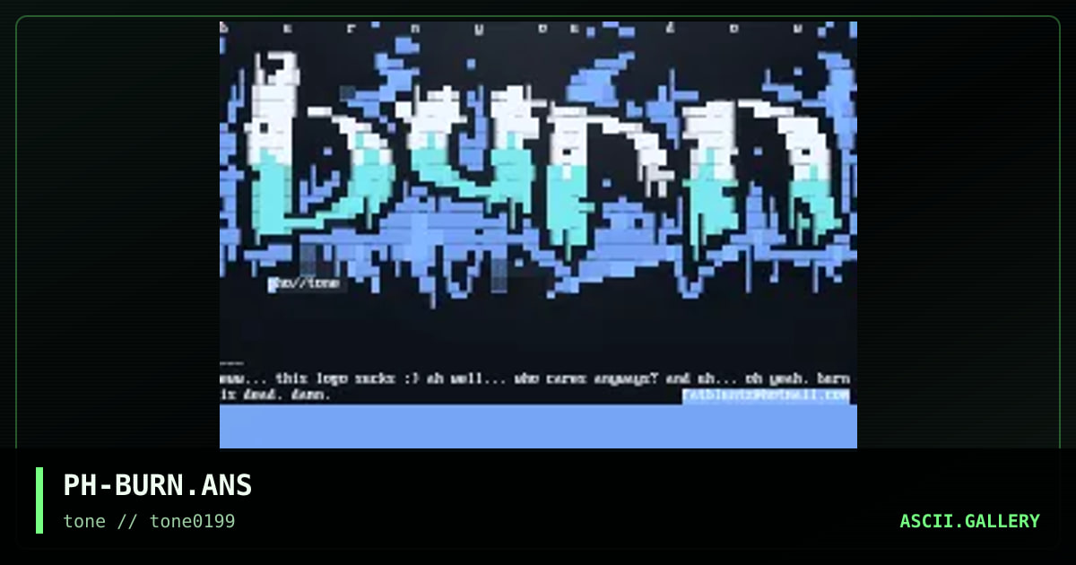 burn, by photek, 1999