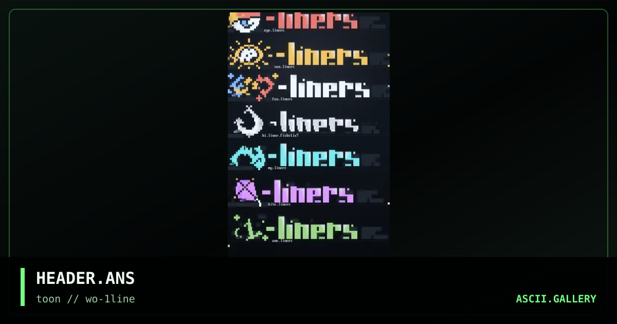 HEADER.ANS, by wat0r, 1995