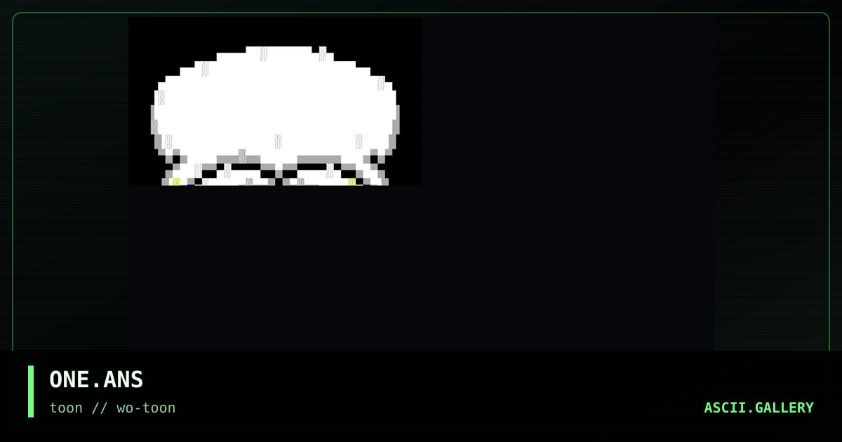 ONE.ANS, by wat0r, 1995
