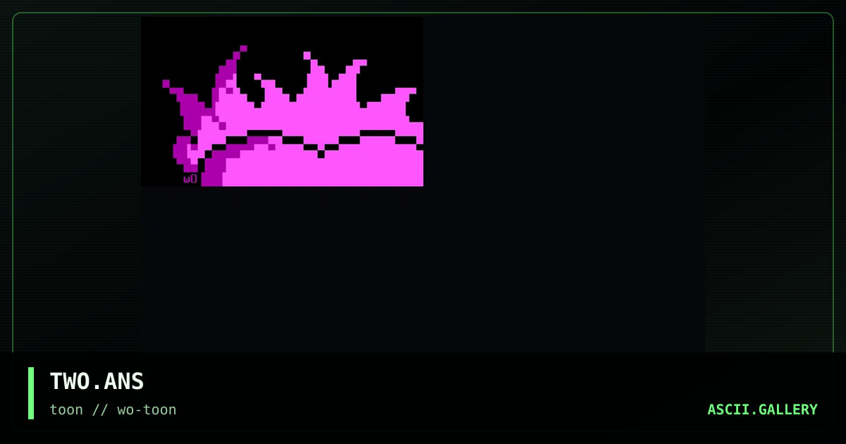 TWO.ANS, by wat0r, 1995