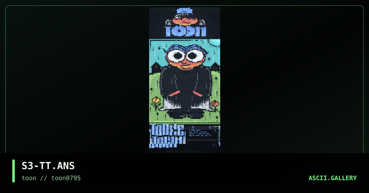 Toon's Town, by shamanize, 1995
