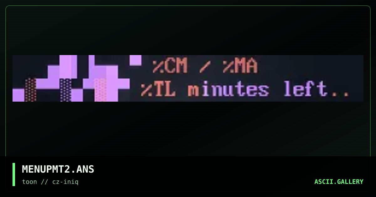 MENUPMT2.ANS, by coma toazt, 1995