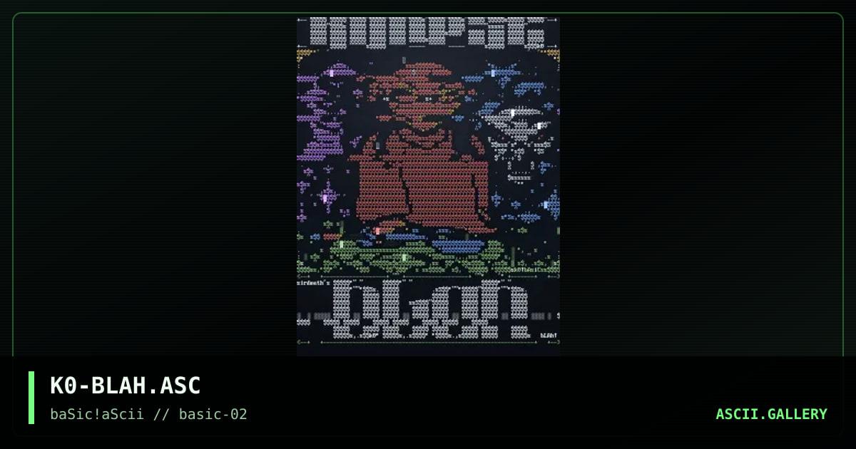 sir death's bLAH, by k0rpse, 1996