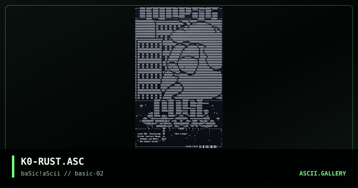Rust, by k0rpse, 1996