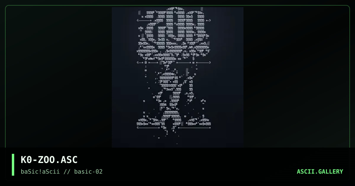 Zoo, by k0rpse, 1996
