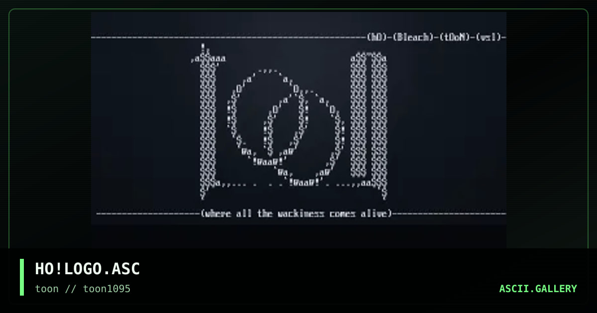 tOoN LoGo, by holocaust, 1995