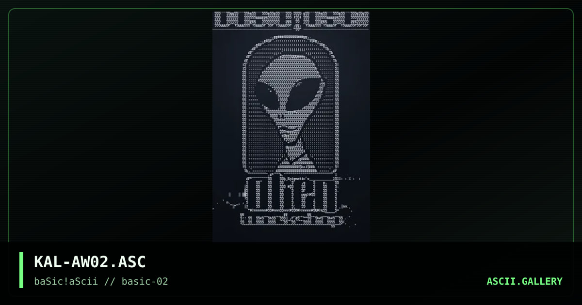 Alien Workshop, by kaleidas, 1996