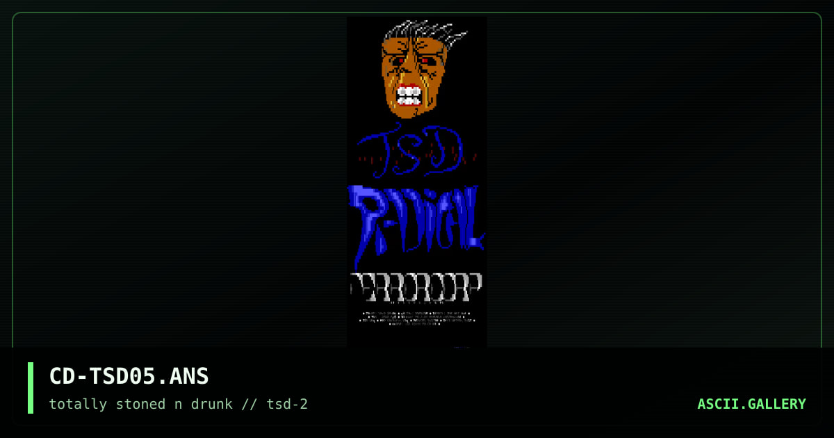 CD-TSD05.ANS, by drakula, 1994