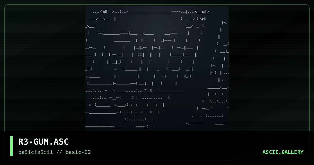 R3-GUM.ASC, by reptile, 1996
