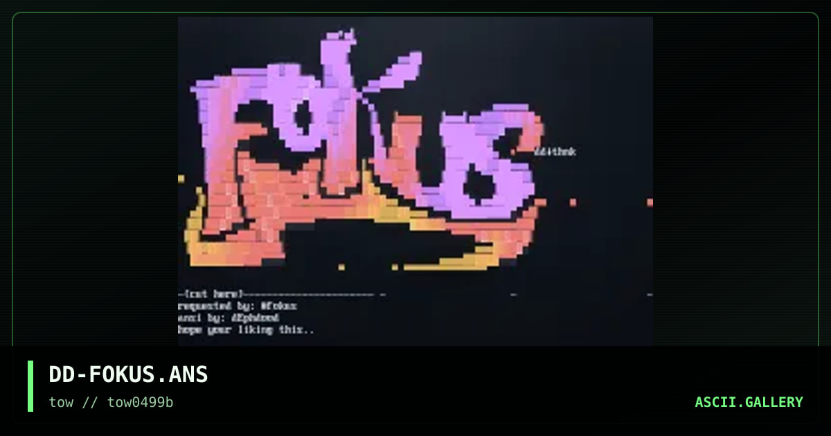 Fokus, by dephdood, 1999