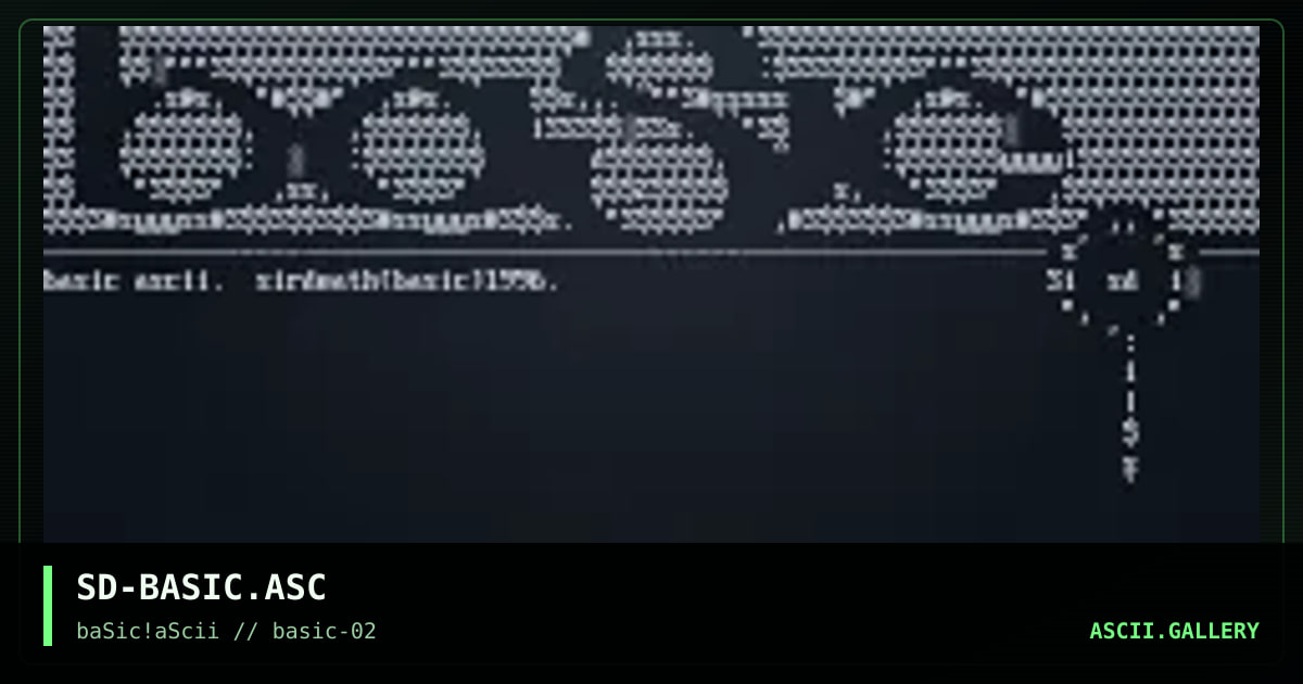 basic promo, by sirdeath, 1996