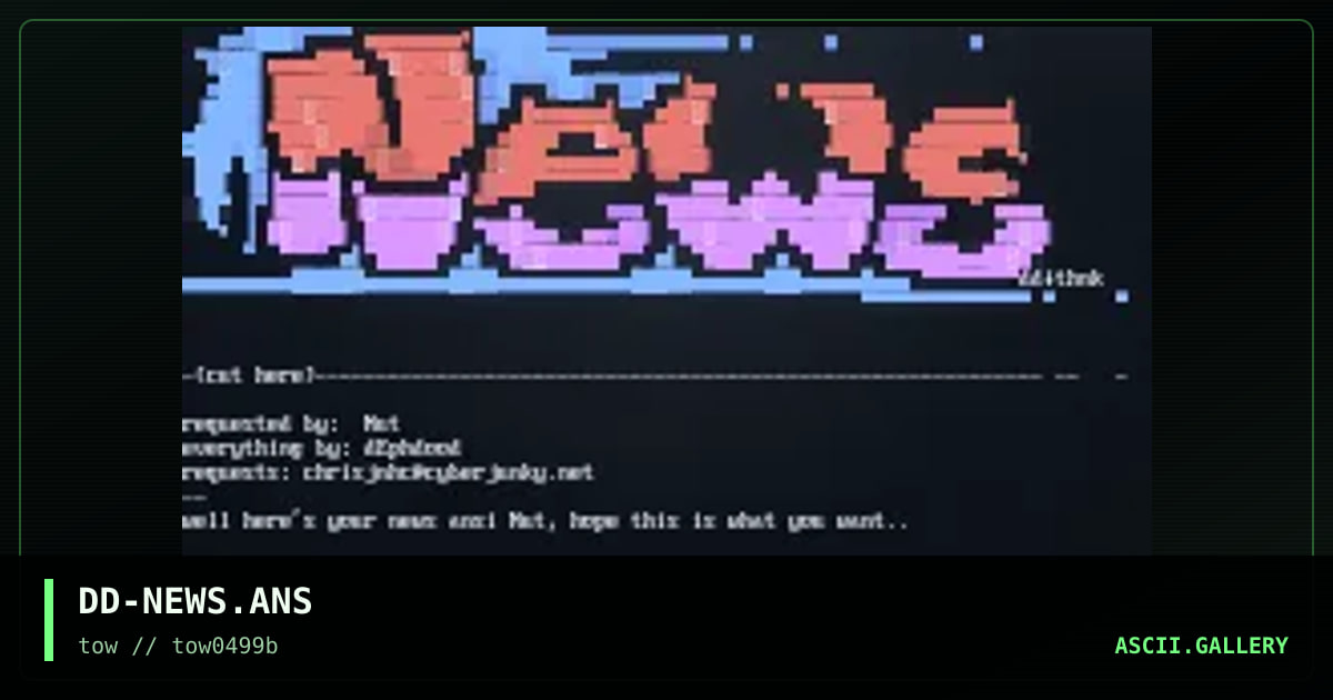 Nut's News =) heh, by dephdood, 1999
