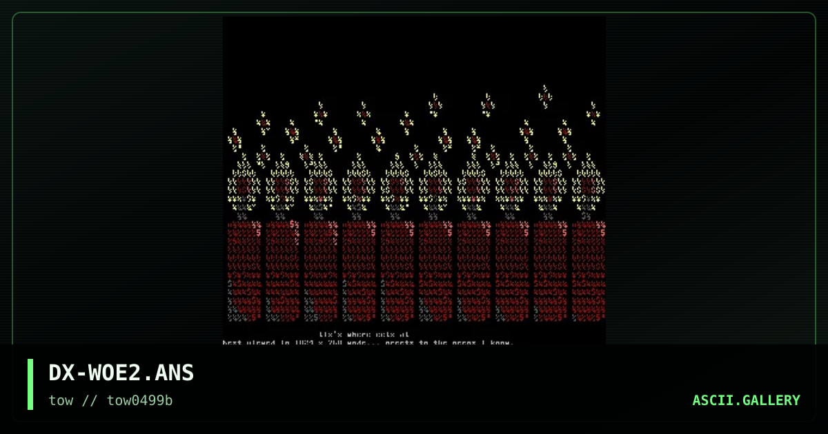 tow, by dextile, 1999