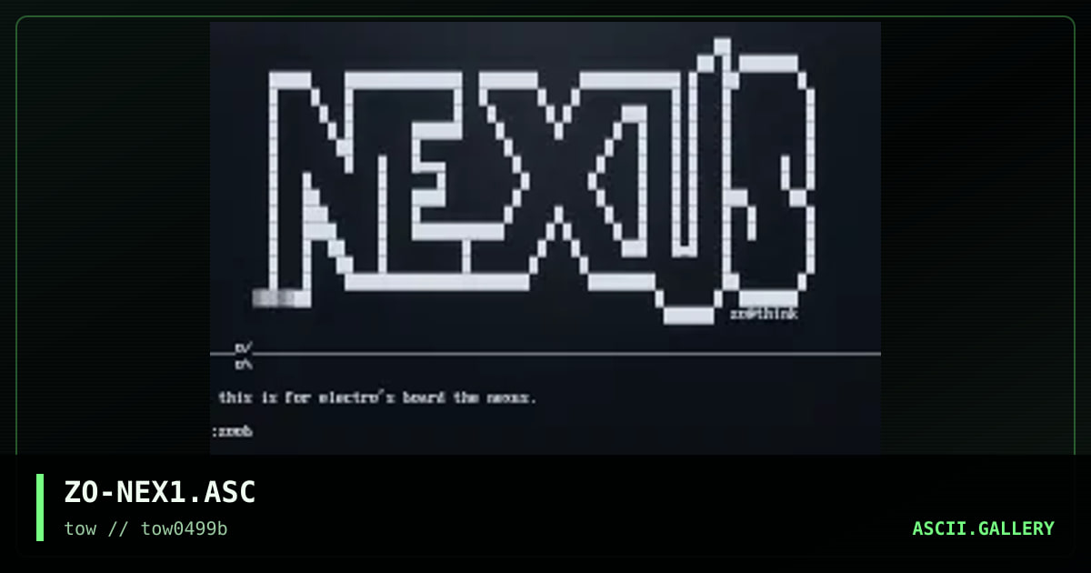 nexus, by zoob, 1999
