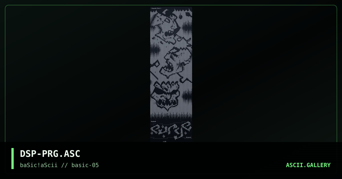 DSP-PRG.ASC, by desperado, 1997