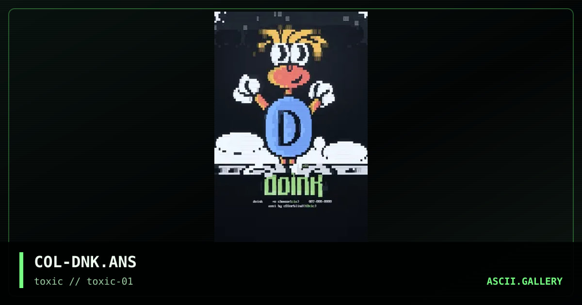 doink!, by colorblind, 1996