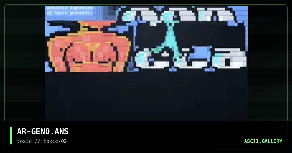 genotia, by artistic implosion, 1996