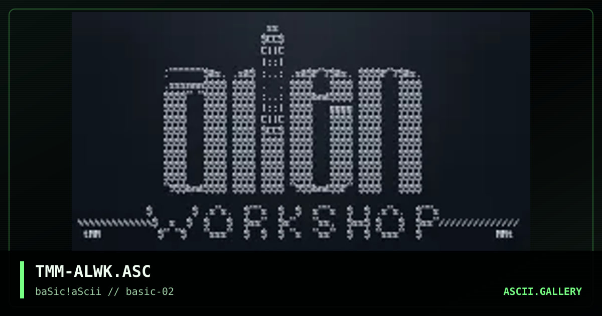 alien workshop logo #1, by tmm, 1996