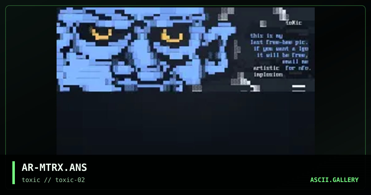 matrix, by artistic implosion, 1996