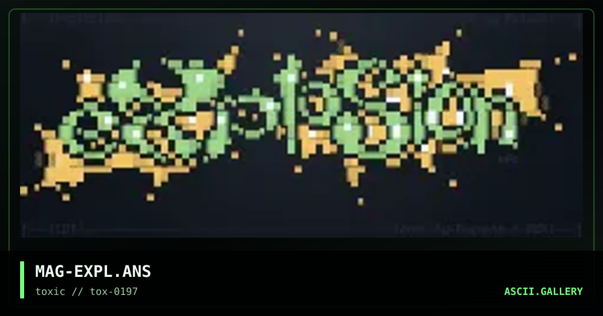Explosion, by magneto, 1997