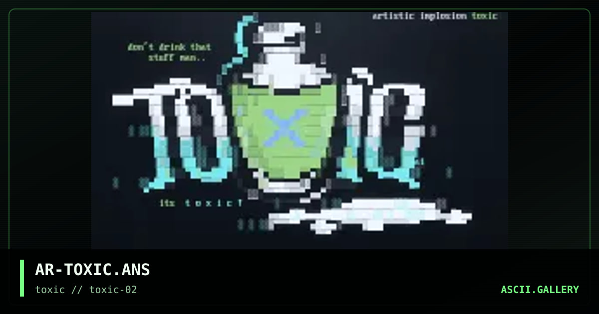 TOXiC Promo, by artistic implosion, 1996
