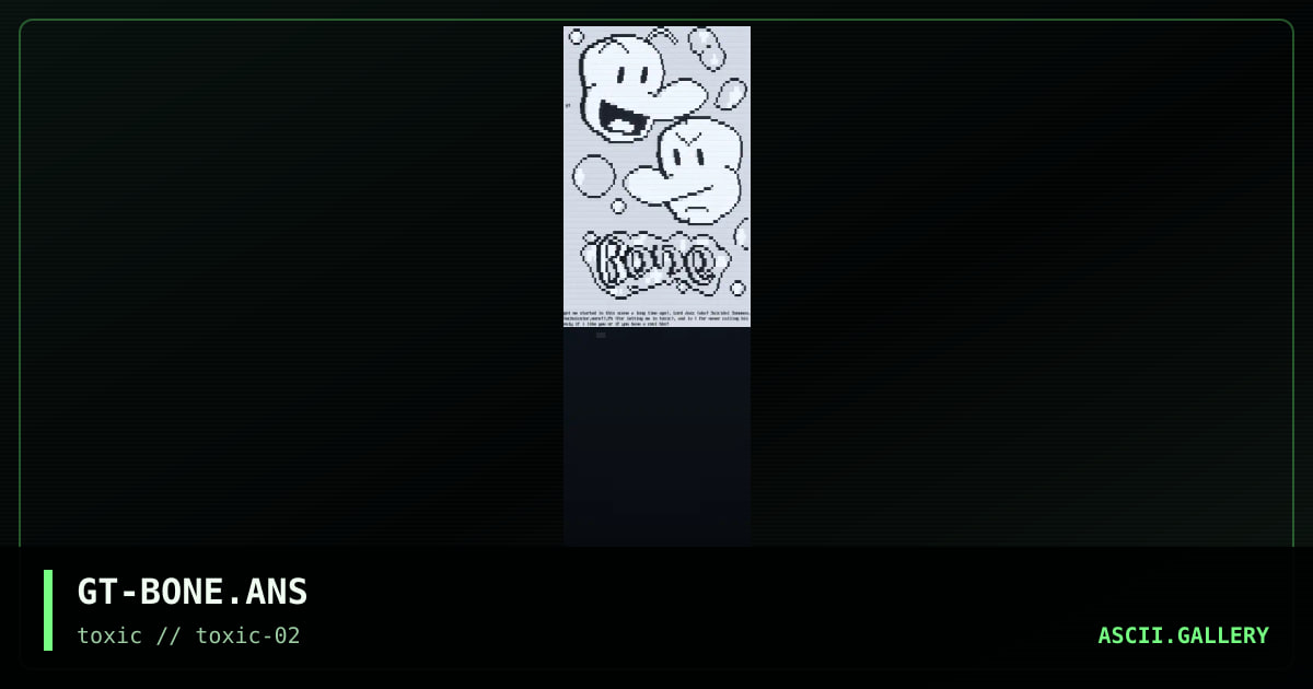 bone, by graphyte, 1996