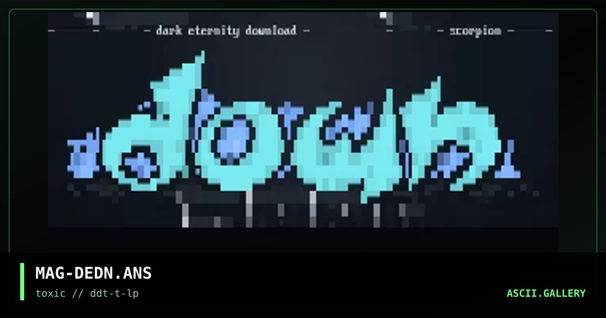 dark eternity download, by magneto, 1997