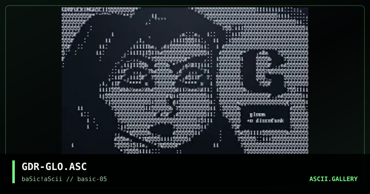 GDR-GLO.ASC, by gravedancer, 1997