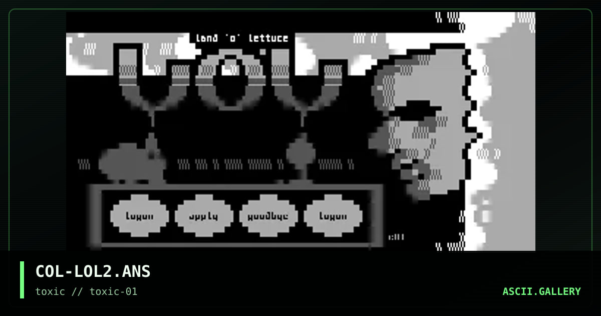 land'o'lettuce matrix, by colorblind, 1996
