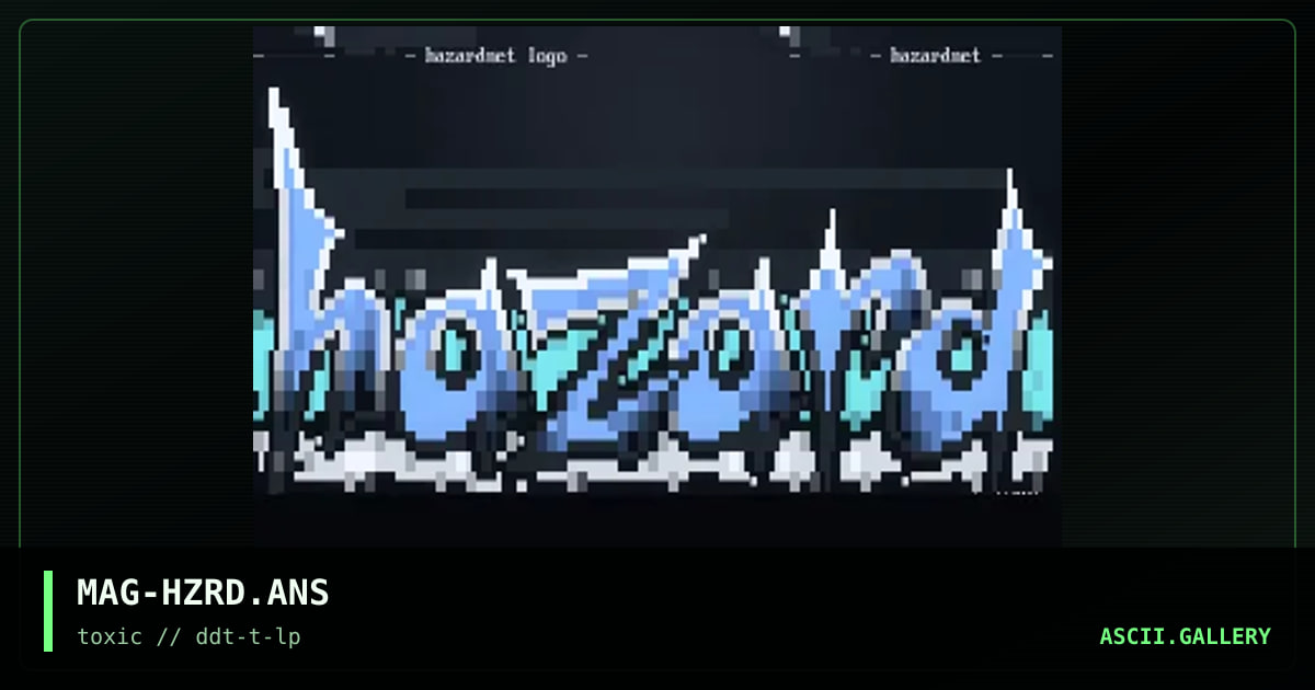 hazardnet logo\0, by magneto, 1997