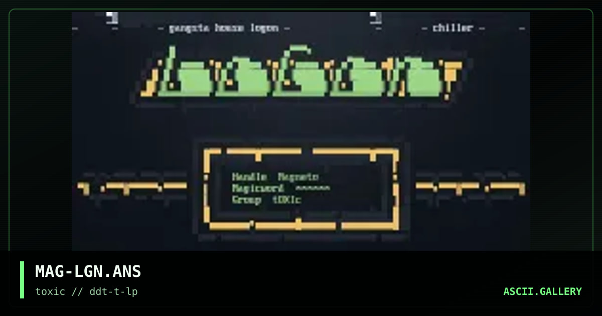 gangsta house logon, by magneto, 1997