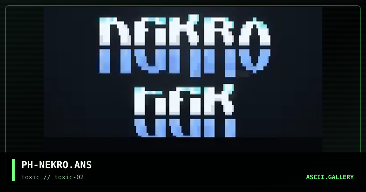NekroteK!, by psychoholic, 1996