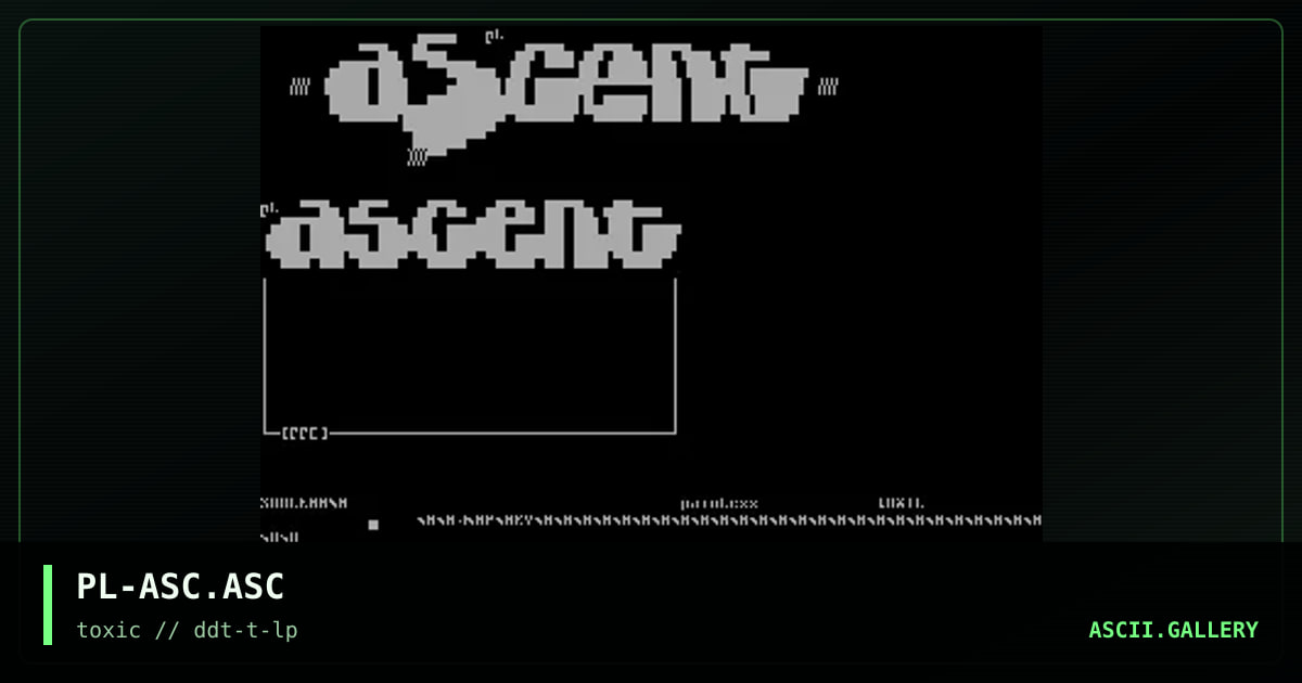 Ascent, by painless, 1997