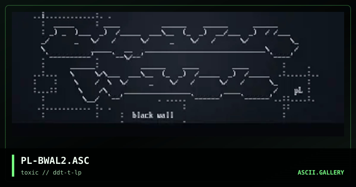 Black Wall, by painless, 1997