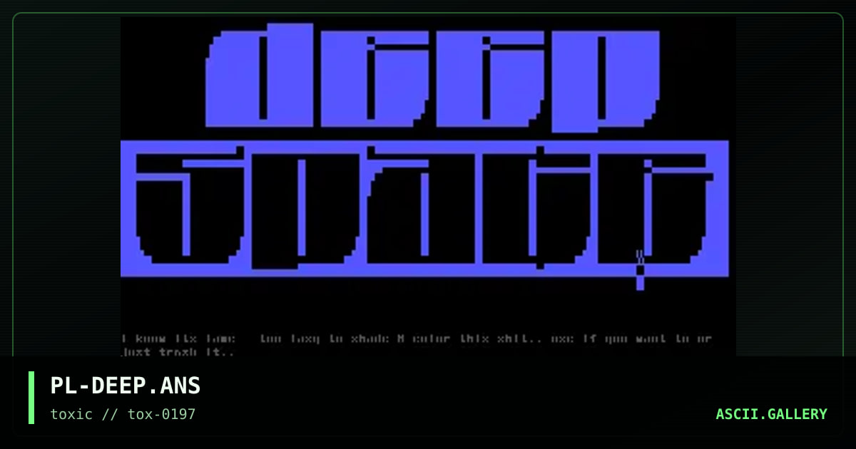 deep space, by painless, 1997