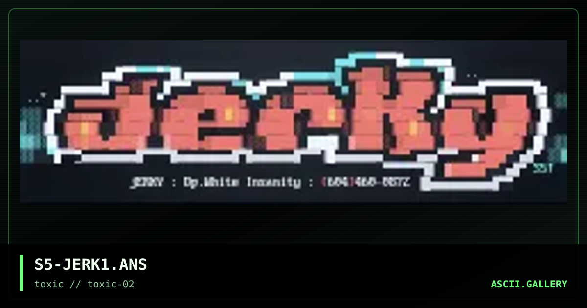 jerky, by suicidalsnowman, 1996