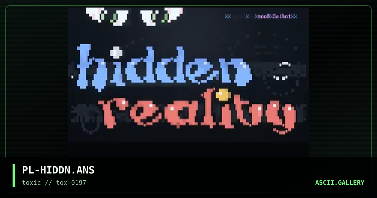 hidden reality, by painless, 1997