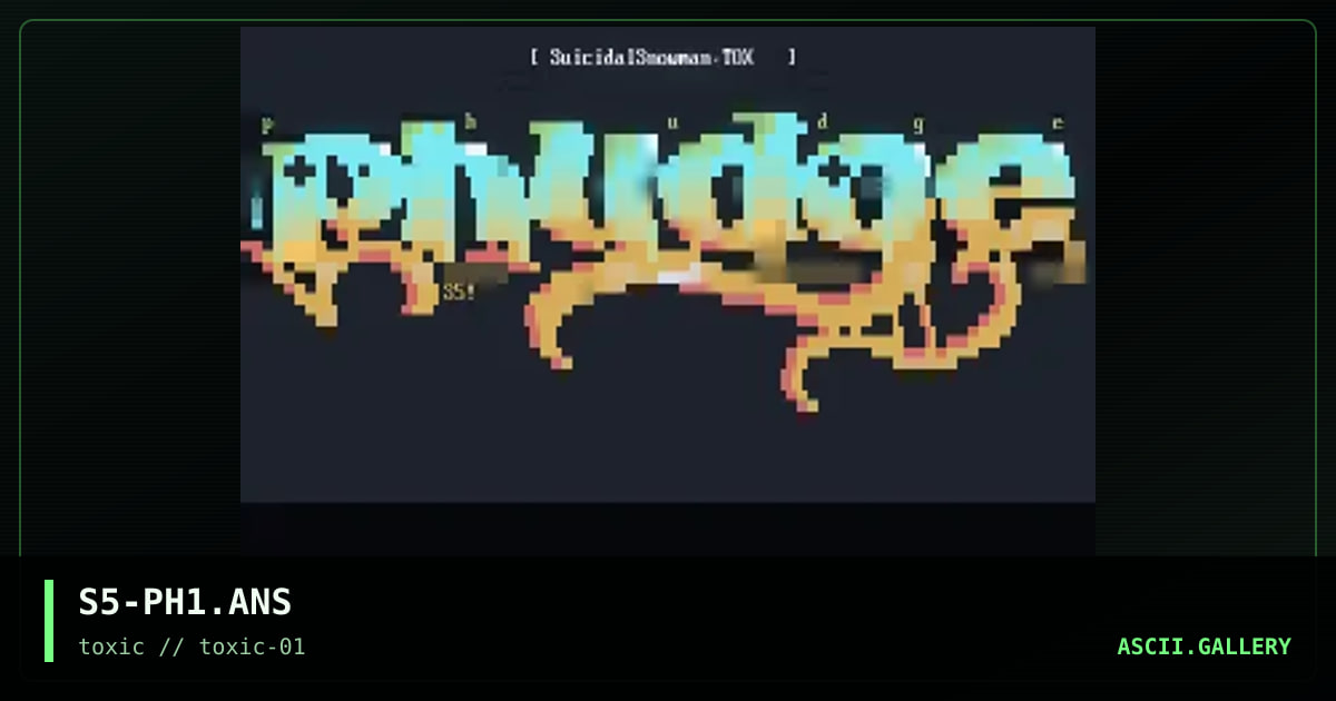 PHUDGE, by suicidalsnowman, 1996