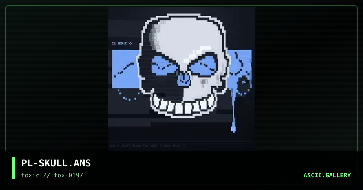 Skull, by painless, 1997