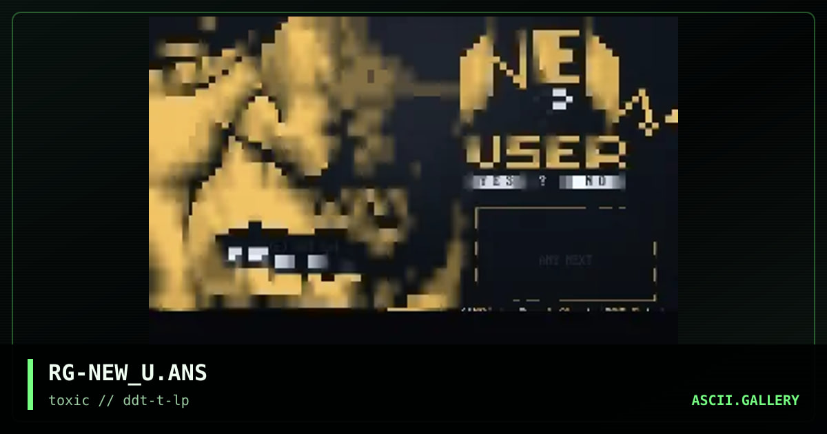 New User, by royal ghost, 1997