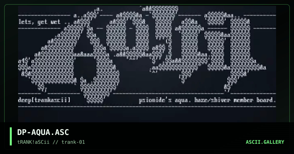 DP-AQUA.ASC, by deep, 1995