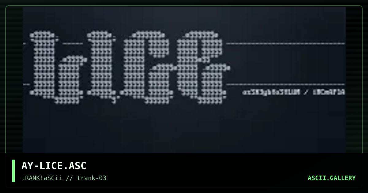 AY-LICE.ASC, by asylum, 1995