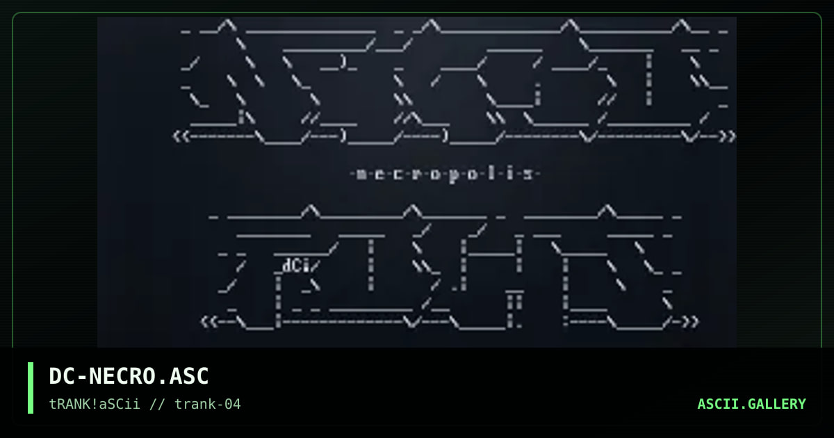 DC-NECRO.ASC, by don croce, 1995